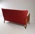 Elegant danish modern seating set designed by søren hansen for fritz hansen, comprising a two-seat sofa and matching...
