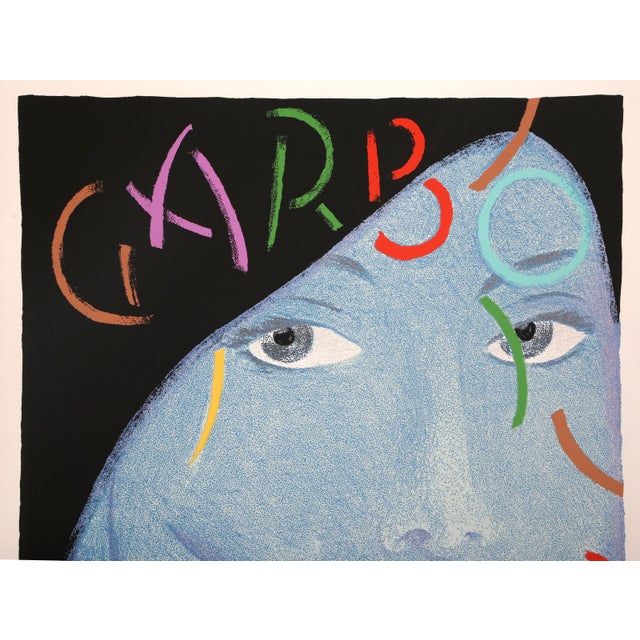 Modern Garbo, Seymour Chwast Screen Print For Sale - Image 3 of 5