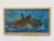 Blue Vintage Midcentury Tugboat Oil on Canvas Painting For Sale - Image 8 of 8