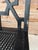 Pair of Guildmaster Black Chinoiserie Cane Dining Side Chairs For Sale - Image 9 of 12