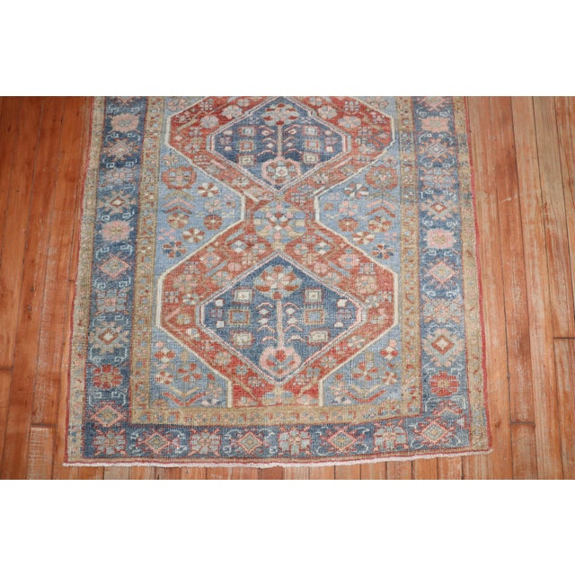 Antique Persian Heriz, 3'2'' X 5'9'' For Sale - Image 4 of 8