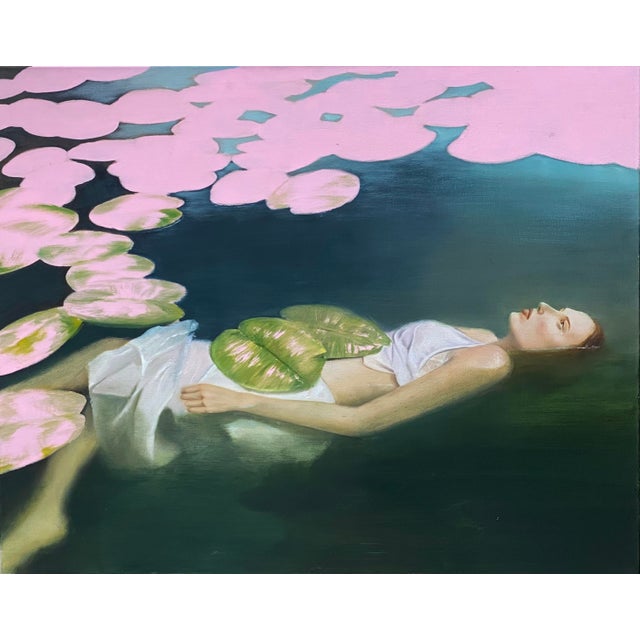 Milena Kwiatkowska, No Title, Series: Suspended in Time, Ophelia, 2026, Oil on Canvas For Sale - Image 6 of 6