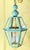 Elevate your foyer, porch, or dining space with this striking vintage solid copper hanging lantern, featuring a classic...