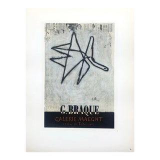 Braque Lithograph Maeght Gallery Art in Posters For Sale
