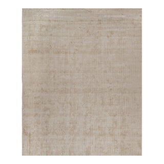 Rug & Kilim’s Modern Rug in Solid Beige - 13x16 For Sale