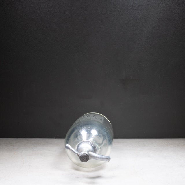 Antique Heavy Glass Pacific & Puget Sound Bottling Co. Seltzer Siphon Bottle c.1894-1920 For Sale - Image 4 of 7