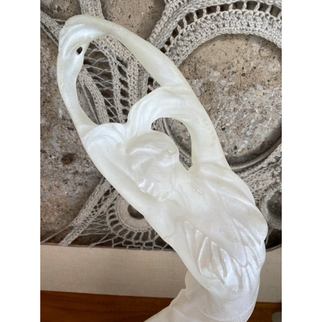 1970s 1970s Art Deco Frosted Satin Lucite Dancing Lady Figurine For Sale - Image 5 of 12