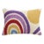 Rainbow And Sun Hook Pillow, 12" x 8" For Sale