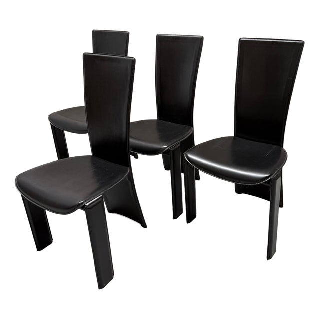Postmodern Dining Chairs by Pietro Costantini, 1980s, Set of 4 For Sale
