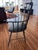 Vintage Wallin Forge Windsor Style Iron Dining Chairs For Sale - Image 12 of 17