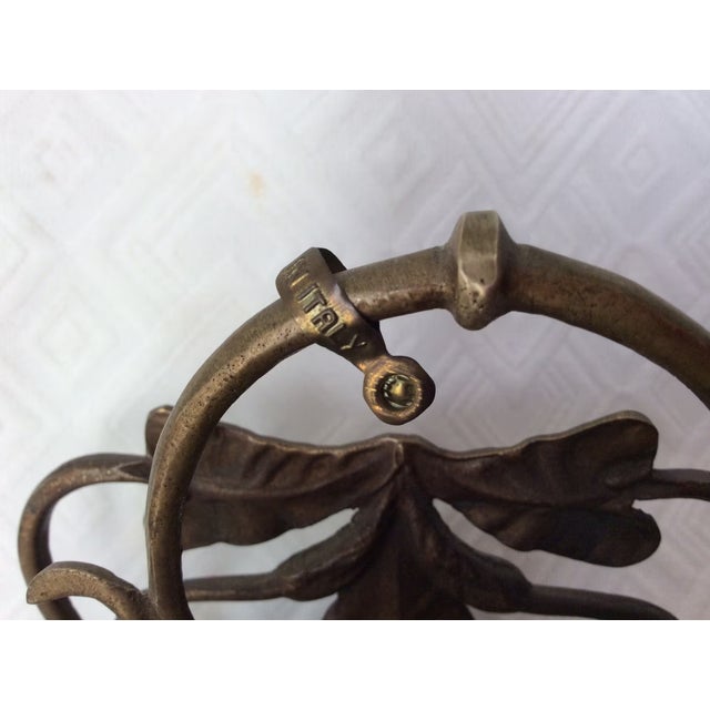 Mid 20th Century Antique Mid Century Italian Letter Holder, Office Accessory For Sale - Image 5 of 6