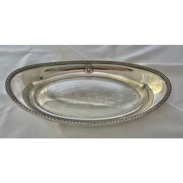 Oval Gorham silver-plated dish made for the iconic Hollywood Rosevelt Hotel in Los Angeles. The dish is beautiful made...