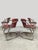 Vintage Dutch Tubular Chrome Leather Dining Chairs from Metaform, 1970s, Set of 4 For Sale - Image 4 of 6