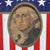 This vintage Americana wooden shield, dating to approximately C1950, features a patriotic design with red and white...