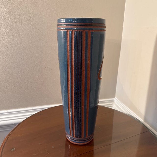 1970s Vintage MCM Picasso Style Pottery Art Sculpture ~ Signed For Sale - Image 4 of 10