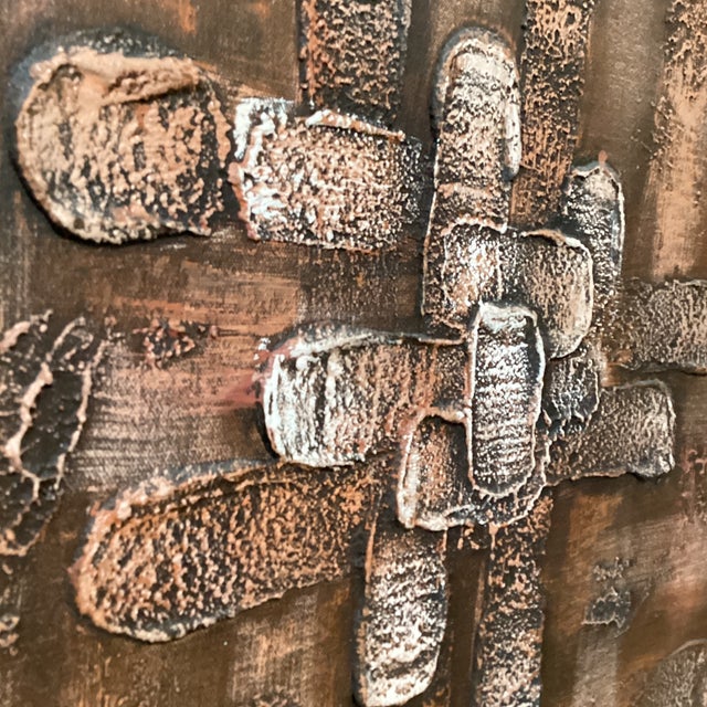 Mid 20th Century Mid 20th Century Abstract Painting on the Canvas by R. Wavra Framed For Sale - Image 5 of 12