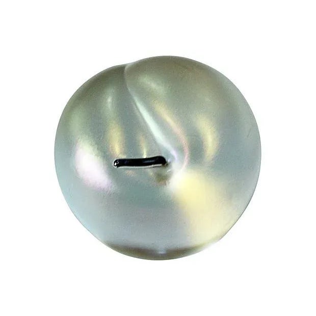 Zellique Peach Paperweight For Sale - Image 5 of 5
