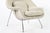 Early Restored Mid Century Ivory Wool Womb Chair by Saarinen for Knoll, Multiples/Custom Avail For Sale - Image 13 of 18