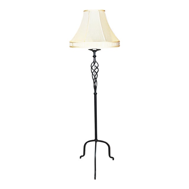 Wrought Steel Arts Crafts Floor Lamp Chairish