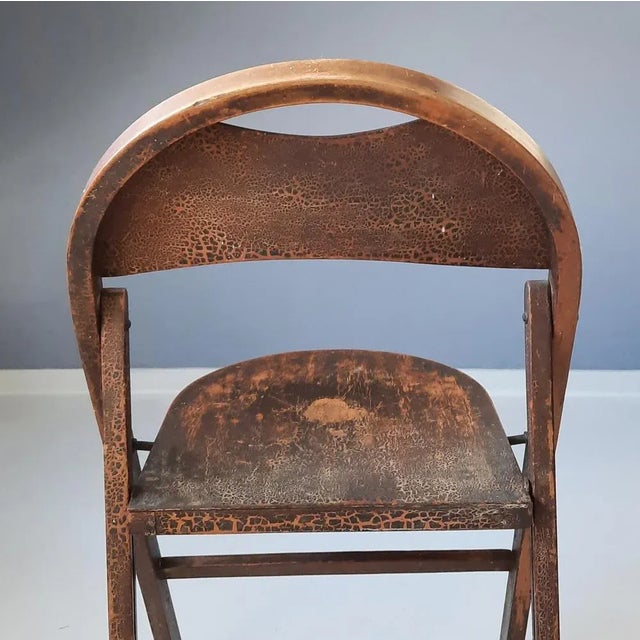 Brown B751 Folding Chair from Thonet Mundus, 1930s For Sale - Image 8 of 15