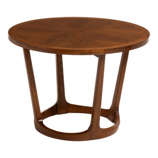 Lane Rhythm Altavista Round Drum Table Mid Century Walnut Style 997 Circa 1963 For Sale