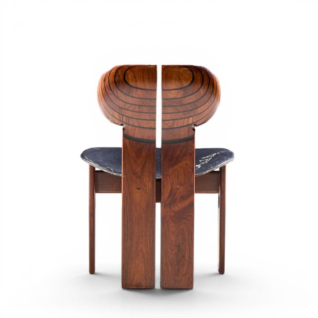 Afra & Tobia Scarpa for Maxalto Africa Mid Century Chairs - Pair For Sale - Image 9 of 13