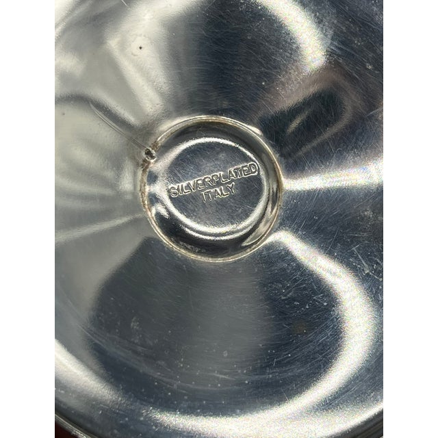 Gold Italian Bowls in Silver-Plated and Gold-Plated, 1960s, Set of 2 For Sale - Image 8 of 18