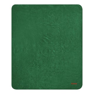 Boreal Blanket in Green by Moanne For Sale