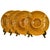 Brown Majolica Artichoke Plates from Gien, 1950, Set of 4 For Sale - Image 8 of 8