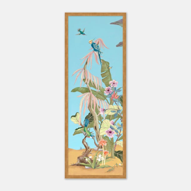 DESCRIPTION: Palm Beach Paradise by Allison Cosmos, Set of 3, in Gold Framed Paper, Large Art Print SPECIFICATIONS: Type:...