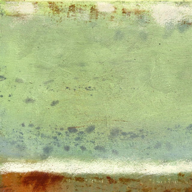 Awh 357 - Original Layered Abstract Color Field Oil Painting on Canvas by Bernhard Zimmer For Sale In Los Angeles - Image 6 of 8