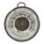 German Aneroid Barometer Centigrade Fahrenheit Metal Hanging Weather Dial 4489b For Sale