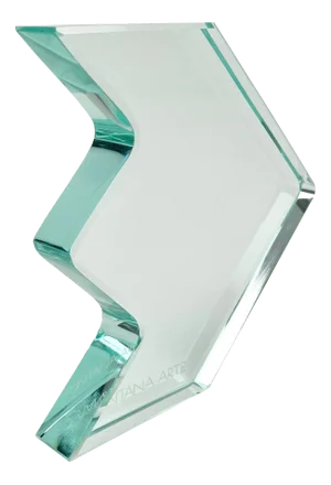 Crystal Paperweight Sculpture by Fontana Arte for Istud, Italy, 1970s