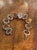 1980s Sterling Silver and Amber Link Bracelet For Sale - Image 4 of 4