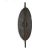 African Vintage Elongated Wood Shield For Sale - Image 3 of 4