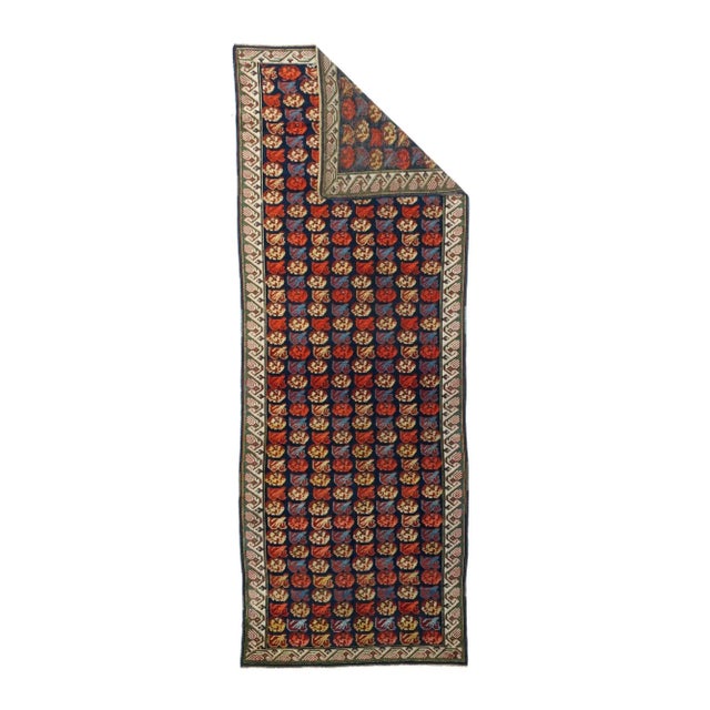 Traditional Antique Zehour Rug 3'7'' x 9'11'' For Sale - Image 3 of 10