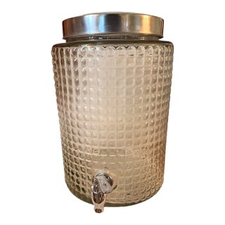 Glass Large Drink Dispenser For Sale