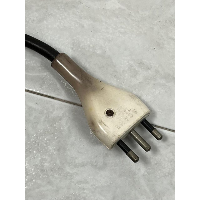 Vintage Italian Lamp in Glossy Aluminum, 1980s For Sale - Image 4 of 15