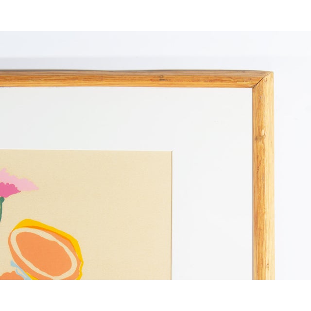 Mid 20th Century “Les Fleurs Fauves” Serigraph Print by William Ray McCauley For Sale - Image 5 of 9