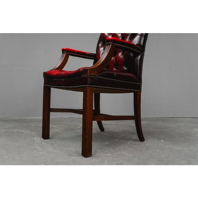 English Style Armchair in Beech For Sale - Image 15 of 18