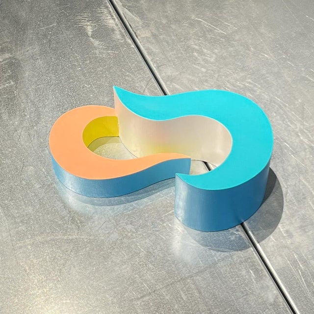 Govert Heikoop, Dutch Postmodern Sculpture, Painted Plywood, 1986 For Sale - Image 9 of 9