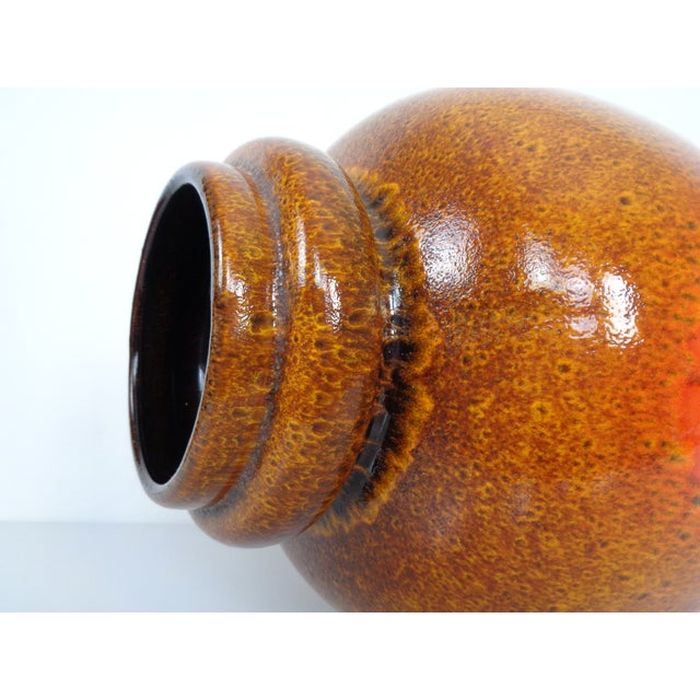 Pop Art Glazed Lava Ceramic 286-51 Vase, Scheurich, 1970s For Sale - Image 17 of 18