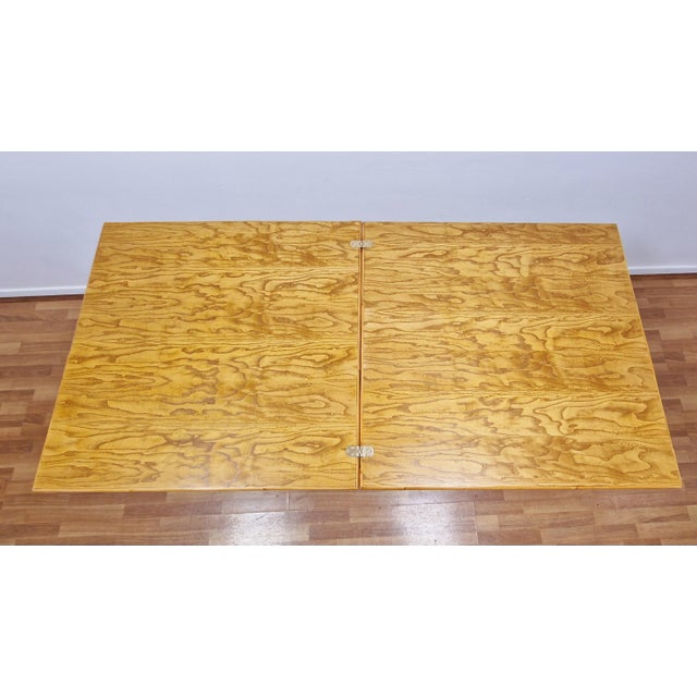 Italian Folding Table in Rattan and Bamboo , 1970s For Sale - Image 16 of 18