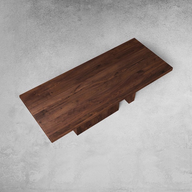 Wood Timberland Dining Table | Westland Studio Hand Crafted Walnut Dining Table For Sale - Image 7 of 7