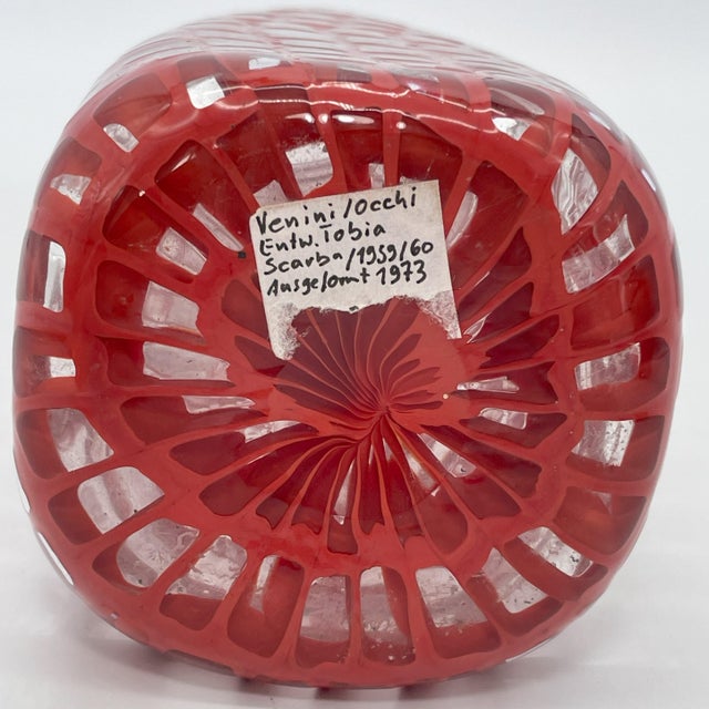 Occhi Vase by Tobia Scarpa for Venini, 1973 For Sale - Image 3 of 9