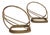 Rattan and Wicker Bottle Holders, 1960s, Set of 2 For Sale