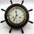 Circa 1970 German Ship's Wheel Clock & Barometer Set by August Schatz & Sohne For Sale - Image 4 of 12
