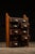 Rustic Large Antique Apothecary Cabinet with Copper Drawer Pulls For Sale - Image 3 of 10