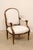 French 19th C. French Pair Upholstered Fauteuils For Sale - Image 3 of 12