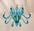 1980s 1980s Venini Style Blue Murano Glass Neoclassical Chandelier For Sale - Image 5 of 12